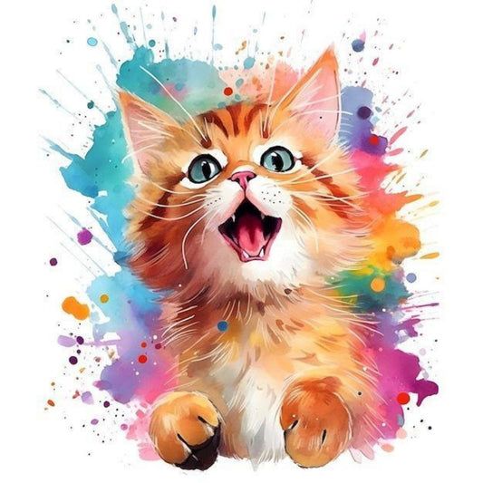 Colorful Cat | Diamond Painting