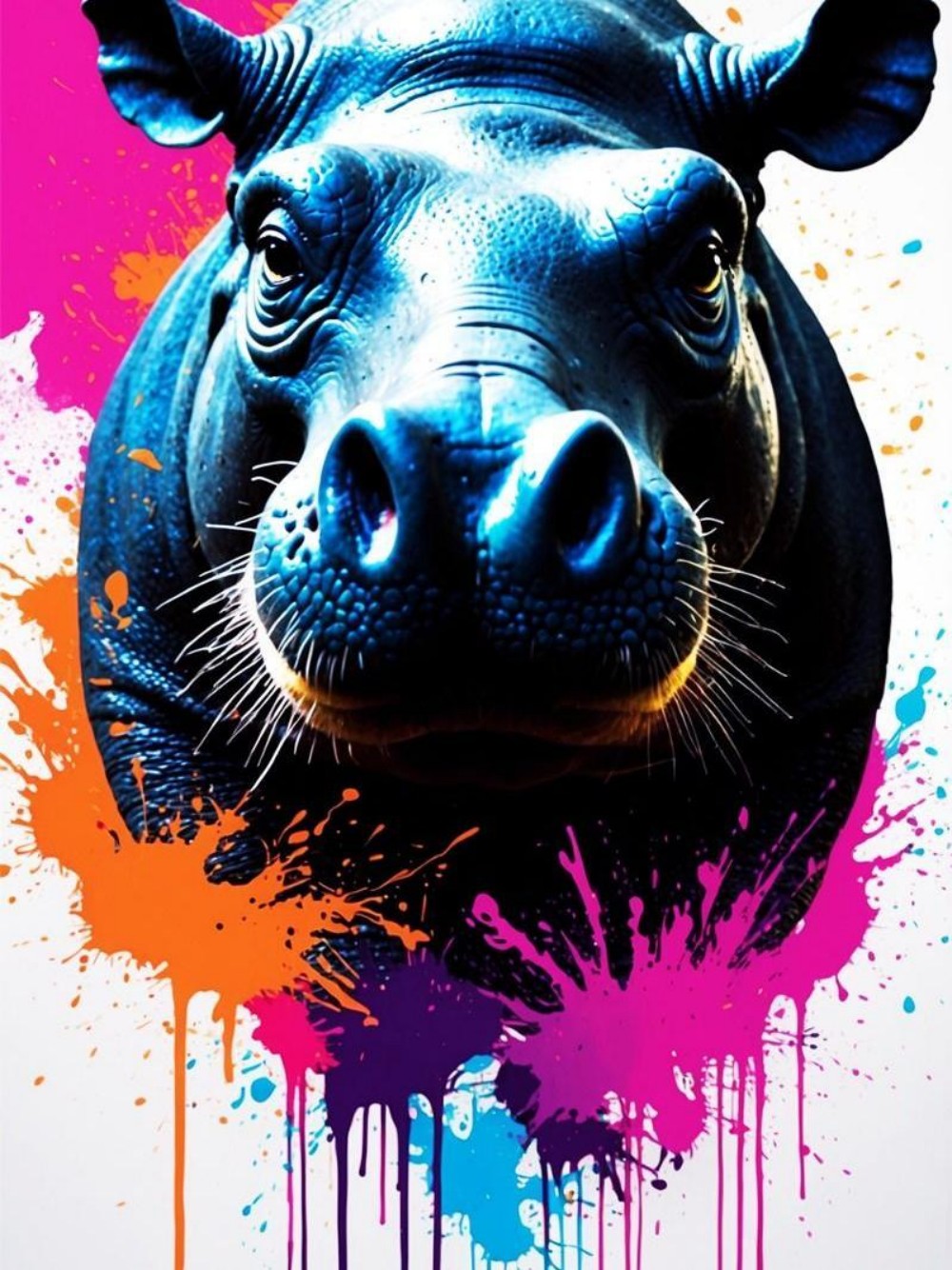 Hippo | Diamond Painting