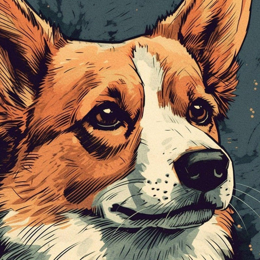 Corgi Dog | Diamond Painting