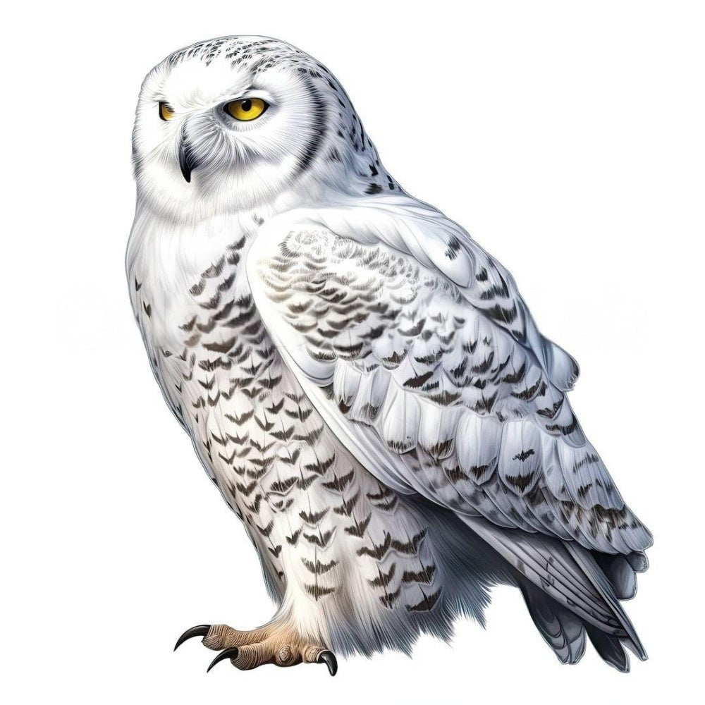 Snowy owl (White Owl) | Diamond Painting