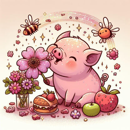 Pig | Diamond Painting