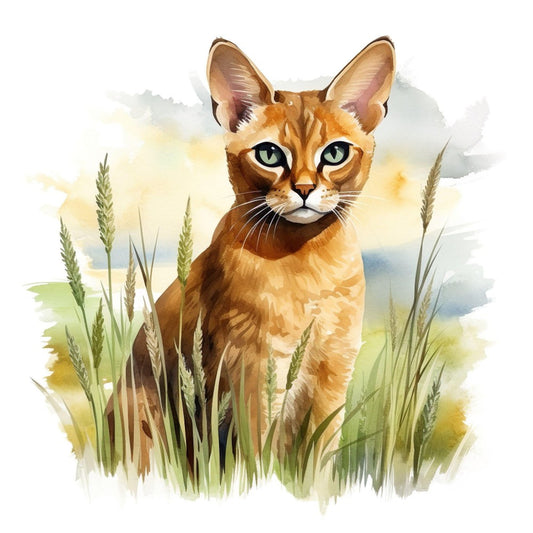 Abyssinian Cat | Diamond Painting
