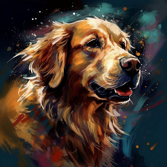 Golden Retriever Dog | Diamond Painting