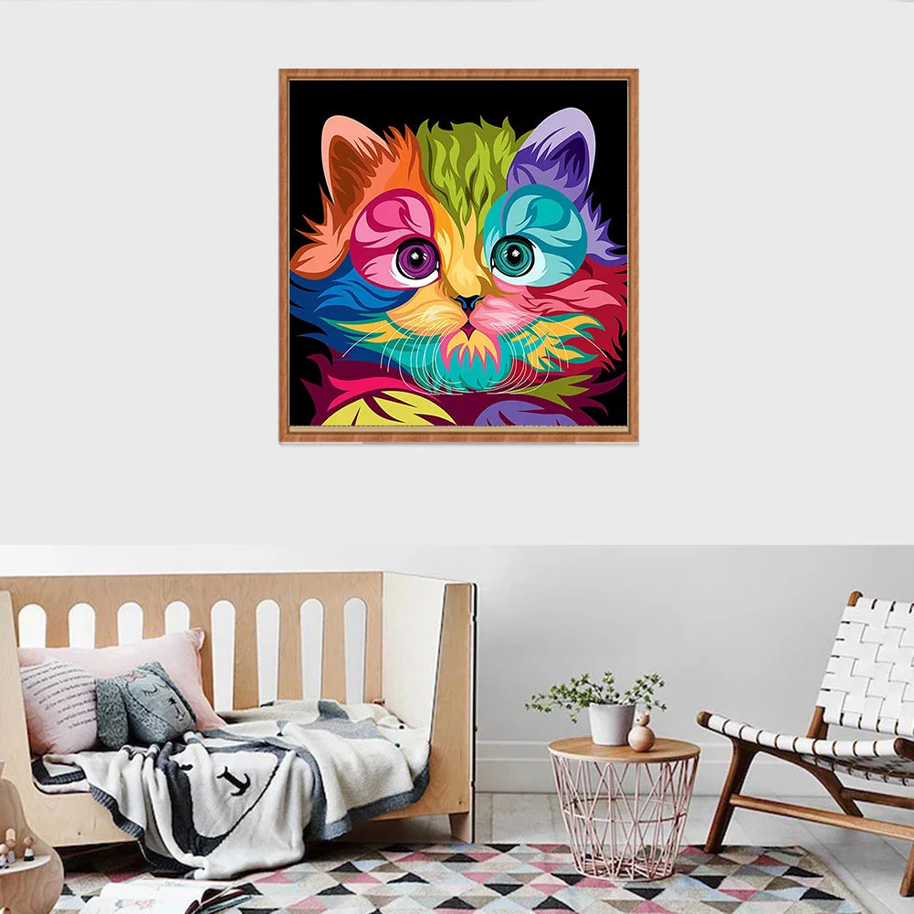 Colorful Cat | Diamond Painting