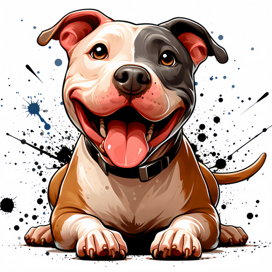 Pit Bull Dog | Diamond Painting