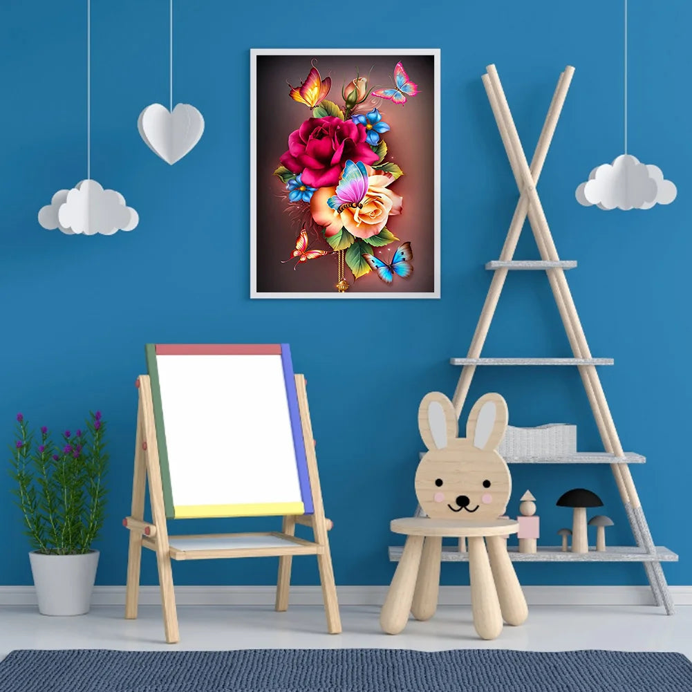 Butterfly Flower | Diamond Painting