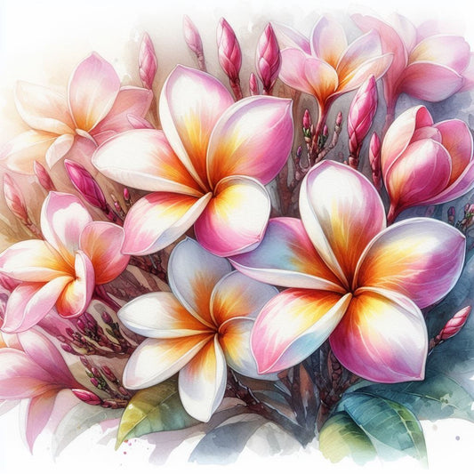 Frangipani | Diamond Painting