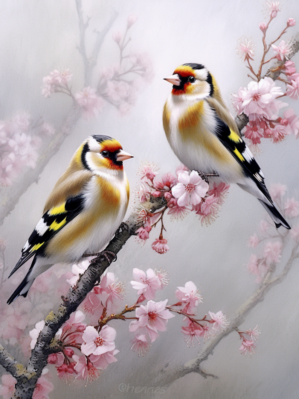 Birds and Flowers | Diamond Painting