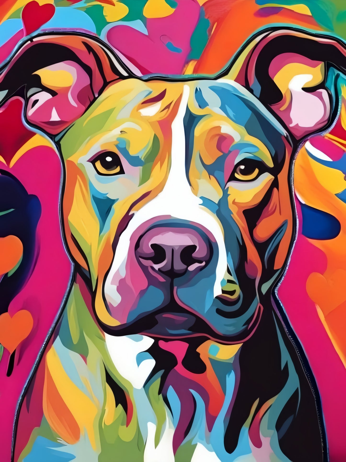 Pit Bull Dog | Diamond Painting