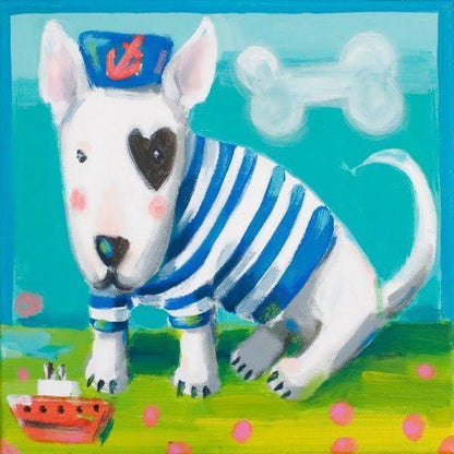 English Bull Terrier Dog | Diamond Painting