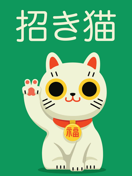 Bell Lucky Cat | Diamond Painting