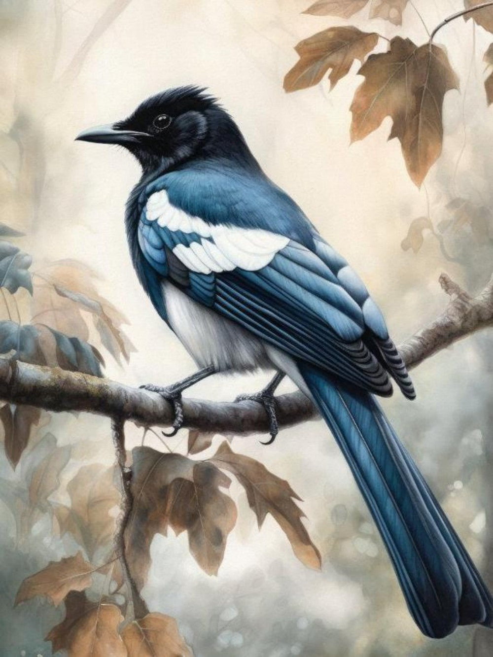 Magpie | Diamond Painting