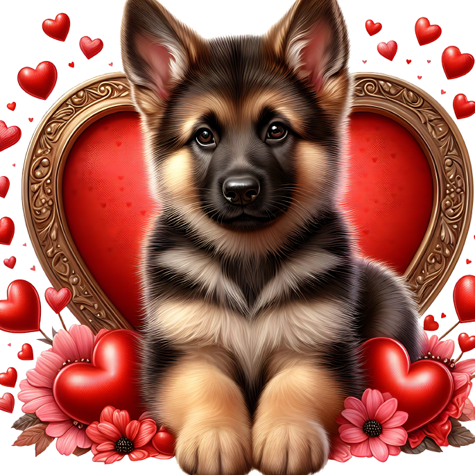 Dog German Shepherd | Diamond Painting