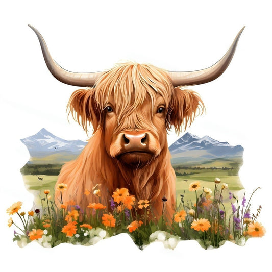 Highland Cow | Diamond Painting