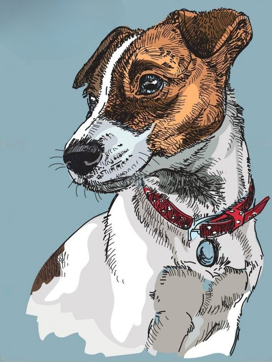 Dog Jack Russell | Diamond Painting