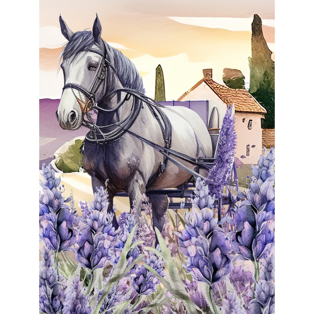 Flower Lavender | Diamond Painting