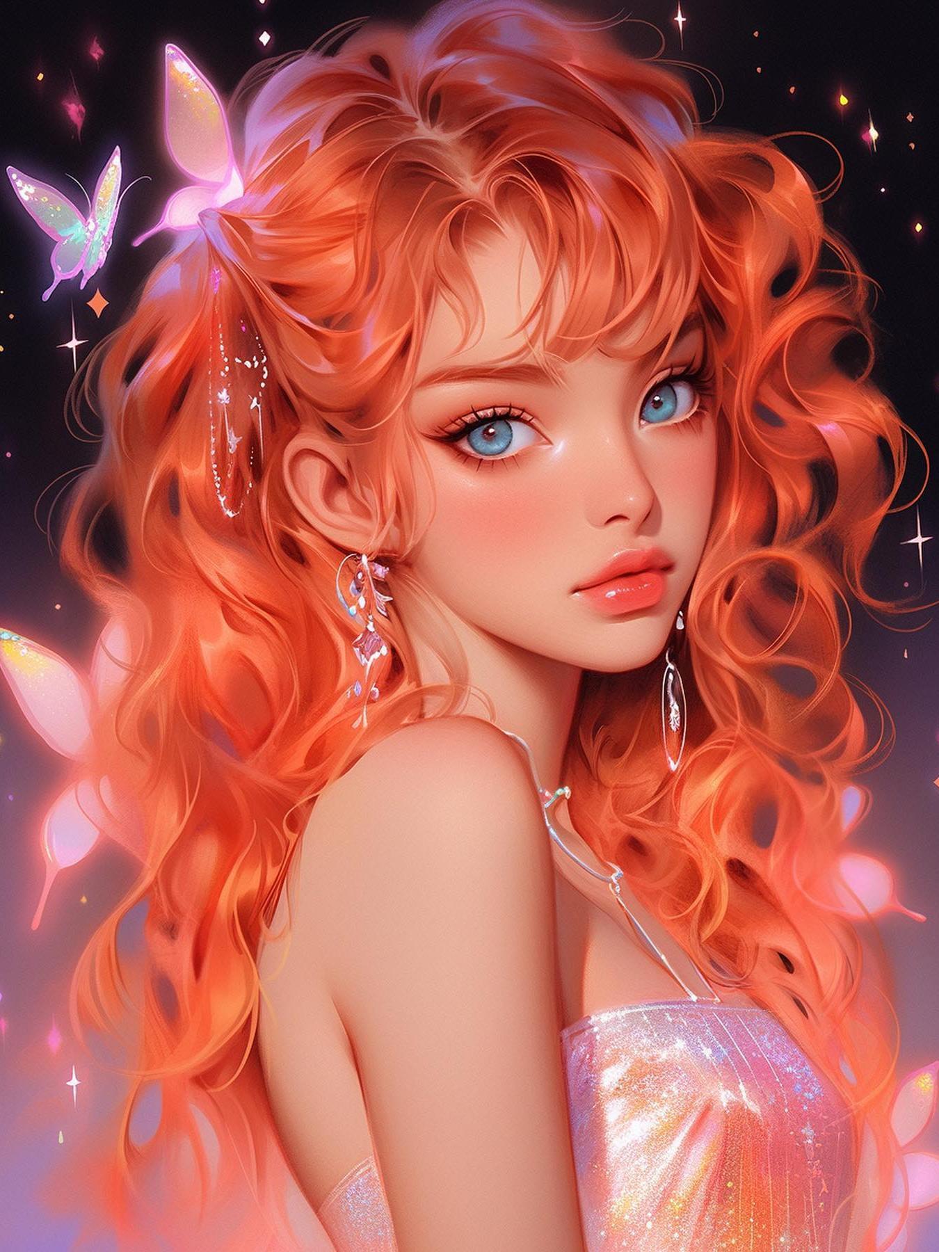 Beautiful Girl | Diamond Painting