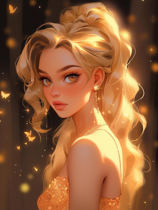 Beautiful Girl | Diamond Painting