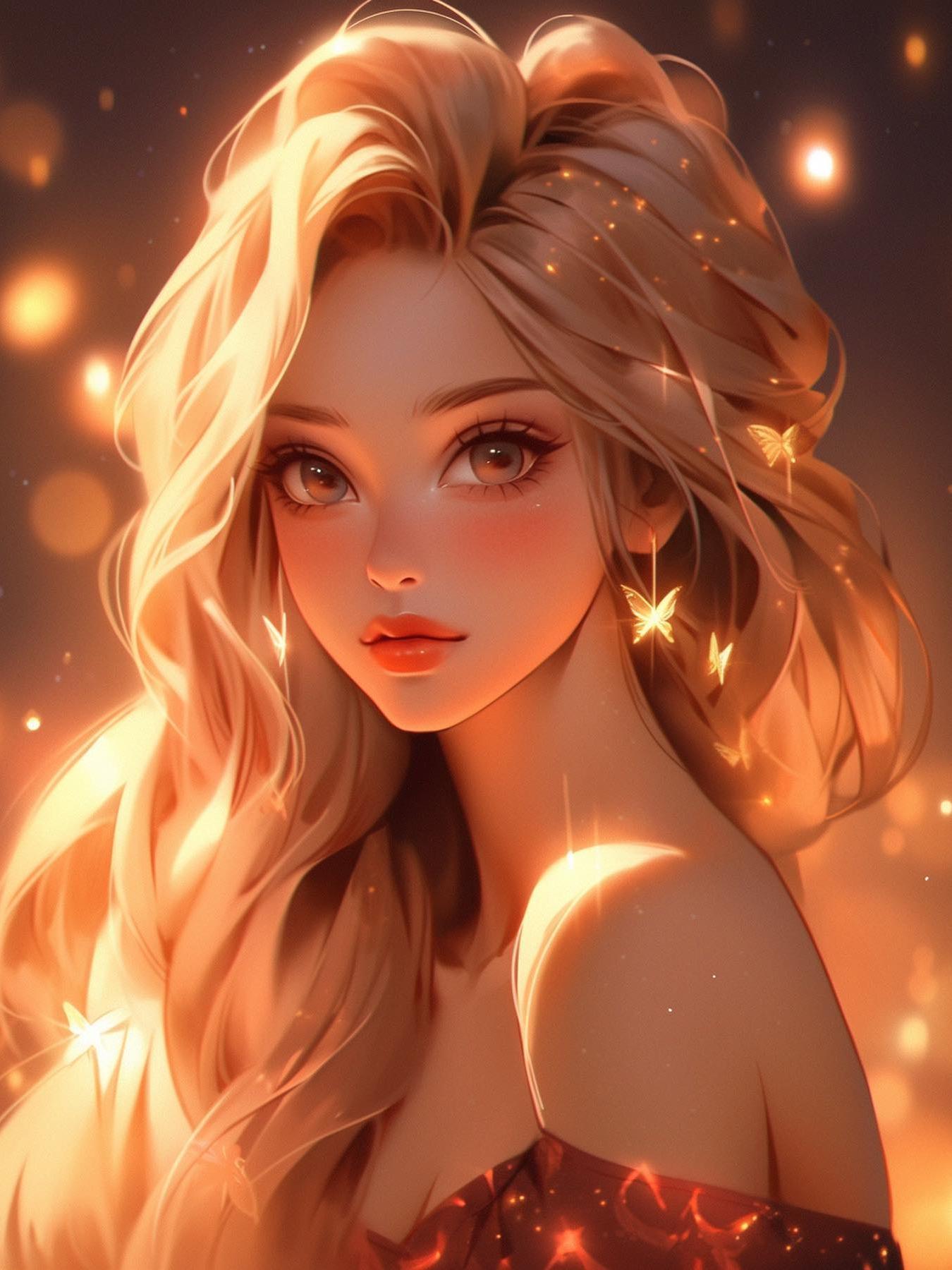 Beautiful Girl | Diamond Painting