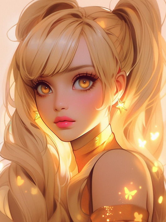 Beautiful Girl | Diamond Painting