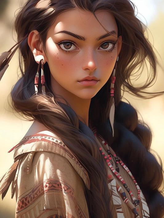 Beautiful Girl | Diamond Painting