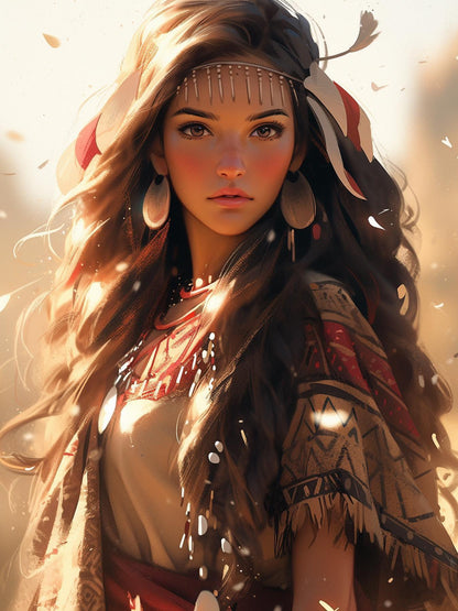 Beautiful Girl | Diamond Painting