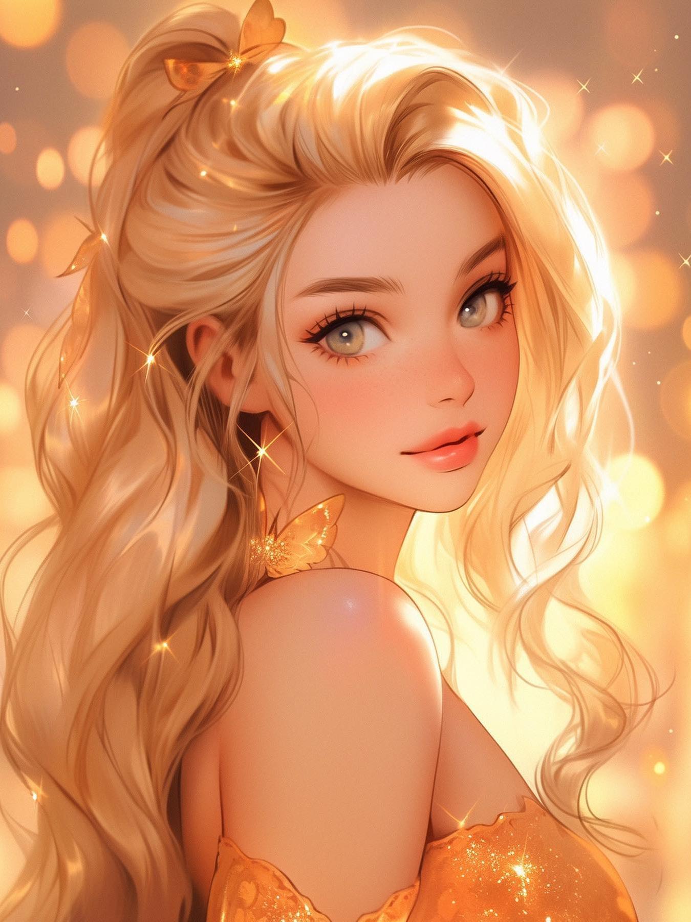 Beautiful Girl | Diamond Painting