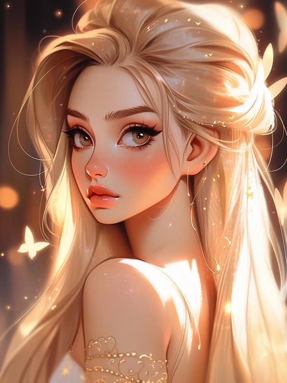 Beautiful Girl | Diamond Painting
