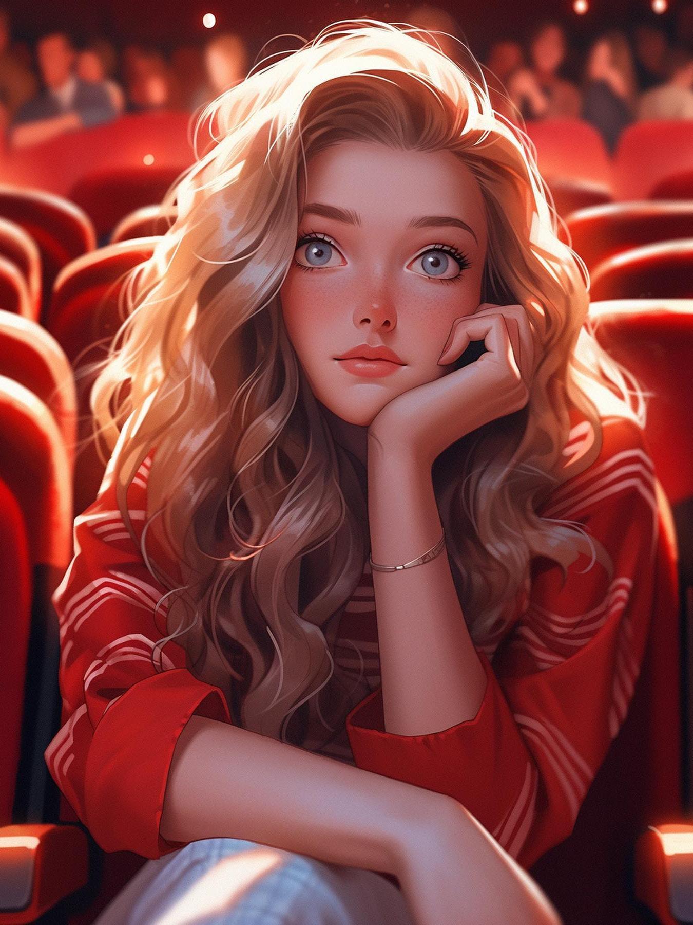 Beautiful Girl | Diamond Painting