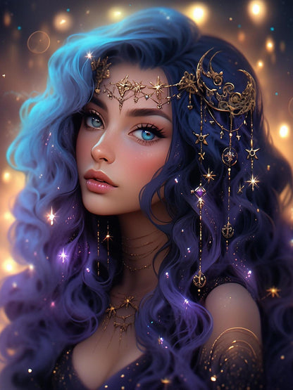 Beautiful Girl | Diamond Painting