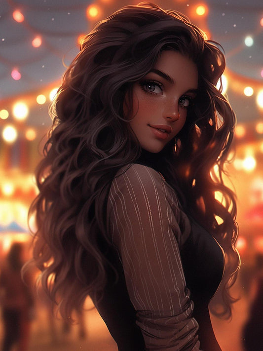 Beautiful Girl | Diamond Painting