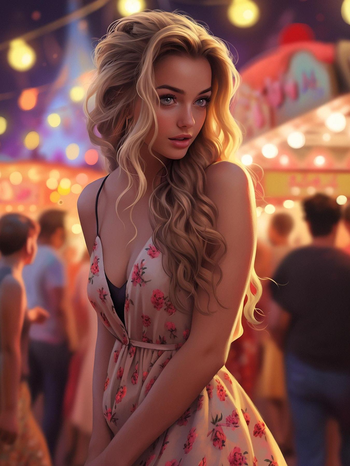 Beautiful Girl | Diamond Painting
