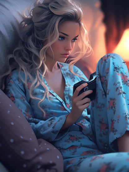 Beautiful Girl | Diamond Painting