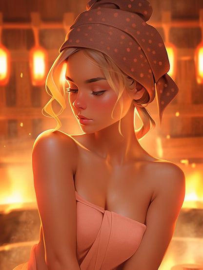 Beautiful Girl | Diamond Painting