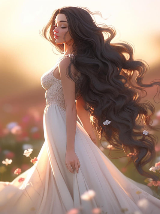 Beautiful Girl | Diamond Painting