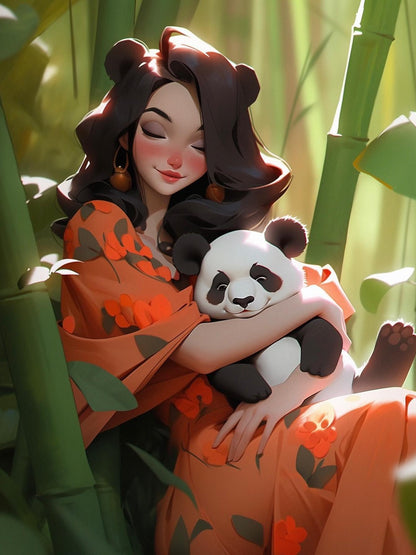 Beautiful Girl | Diamond Painting