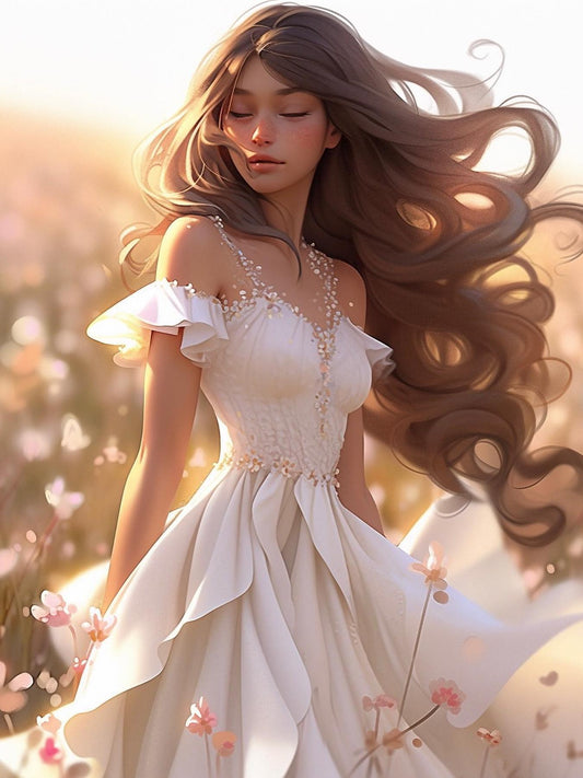 Beautiful Girl | Diamond Painting