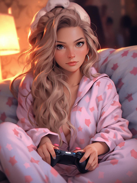 Beautiful Girl | Diamond Painting