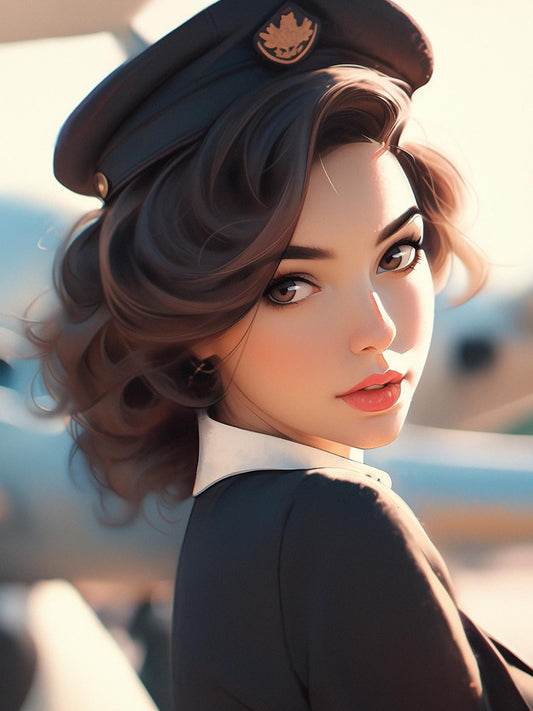 Beautiful Girl | Diamond Painting