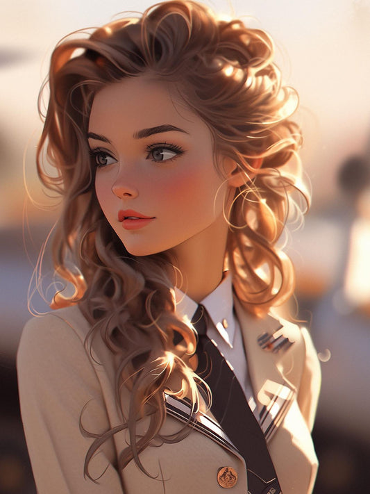 Beautiful Girl | Diamond Painting