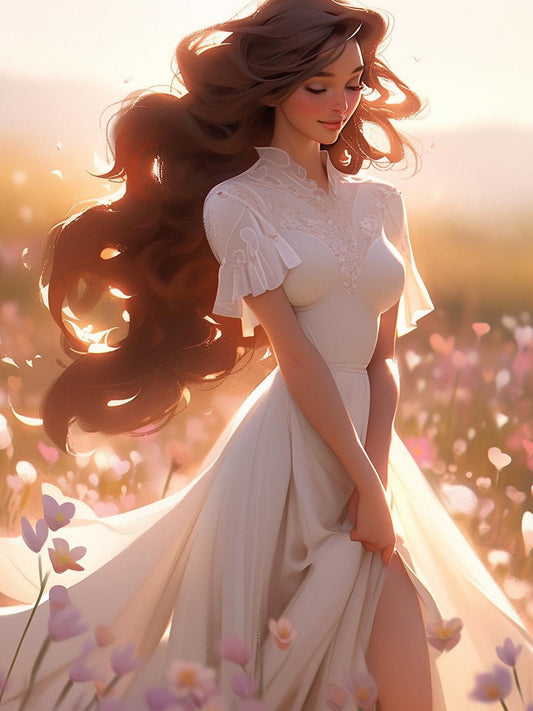 Beautiful Girl | Diamond Painting