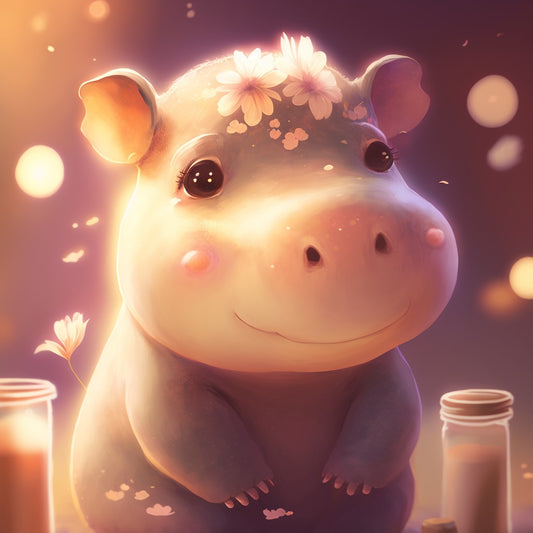 Hippo | Diamond Painting