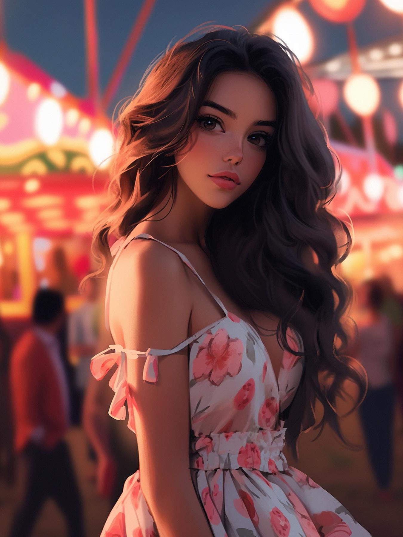 Beautiful Girl | Diamond Painting