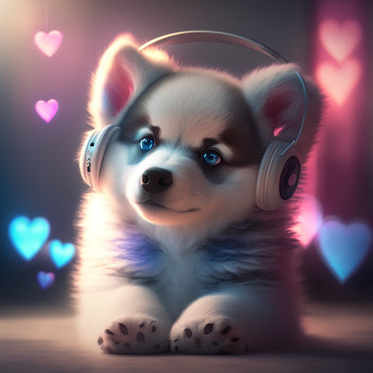 Husky Dog | Diamond Painting