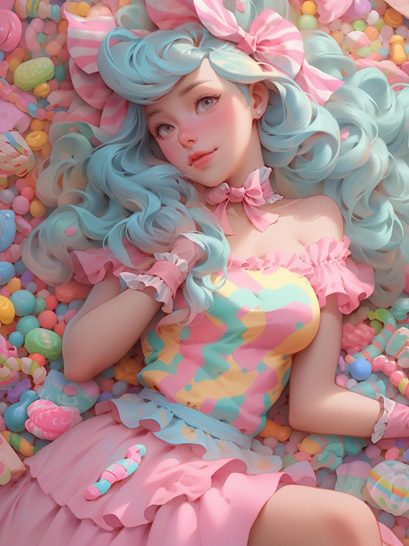 Beautiful Girl | Diamond Painting