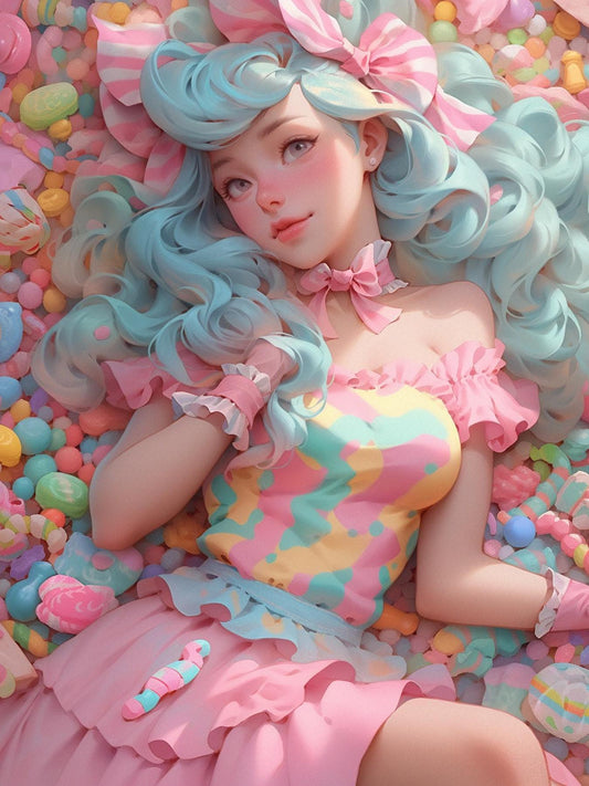 Beautiful Girl | Diamond Painting