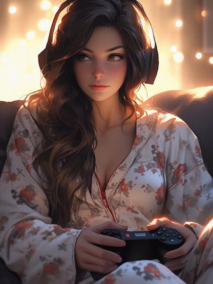 Beautiful Girl | Diamond Painting