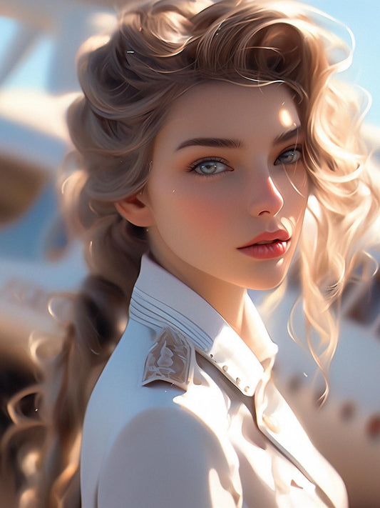 Beautiful Girl | Diamond Painting