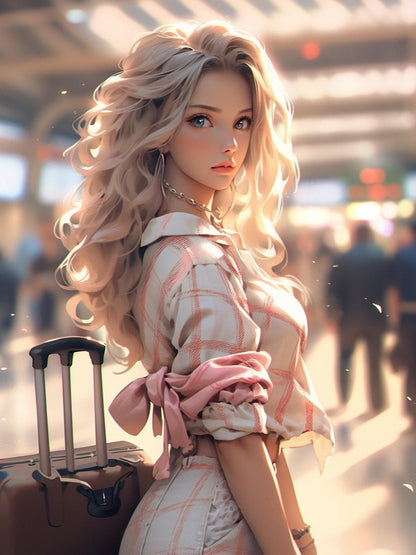 Beautiful Girl | Diamond Painting