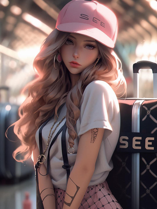 Beautiful Girl | Diamond Painting